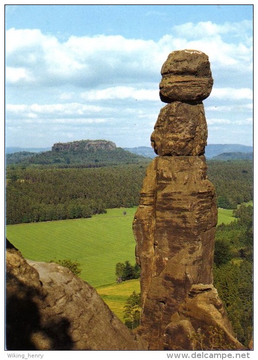 Elbsandsteingebirge - Pfaffenstein Mit Barbarine - Bastei (sächs. Schweiz)