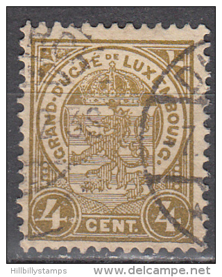 Luxembourg    Scott No.  77     Used     Year  1906 - 1906 William IV