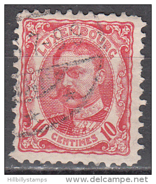Luxembourg    Scott No.  82     Used     Year  1906 - 1906 Guillermo IV
