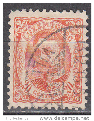 Luxembourg    Scott No.  85     Used     Year  1906 - 1906 William IV