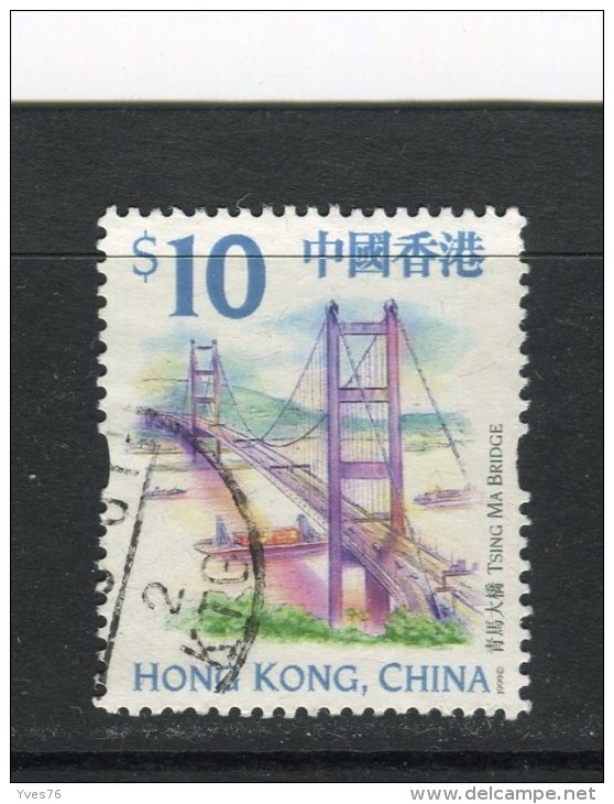 HONG KONG - Y&T N° 921° - Pont Tsing Ma - Used Stamps