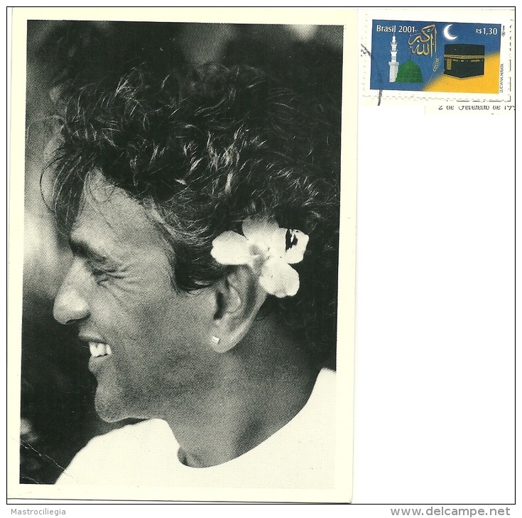 BRASIL  BRASILE  Caetano Veloso 2 Fevereiro 1995  Singer Composer  Nice Stamp Islam Mekka Theme - Salvador De Bahia