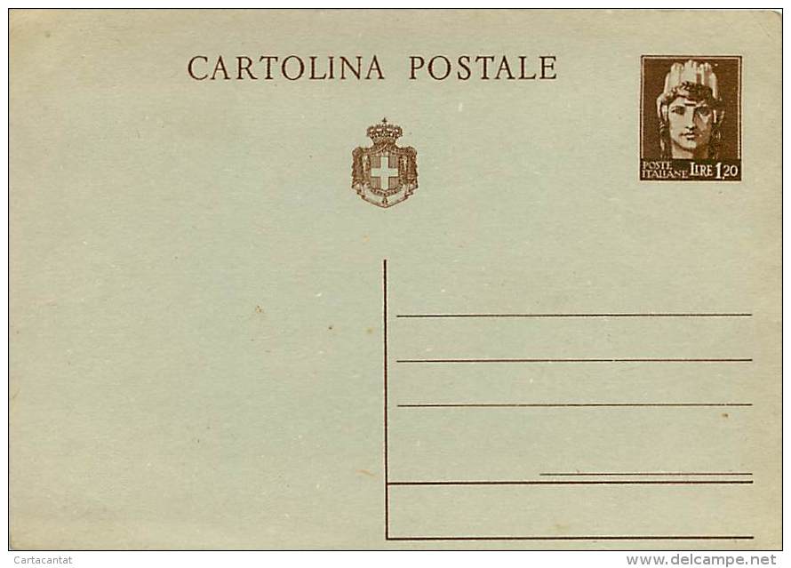 INTERI POSTALI - LUOGOTENENZA UMBERTO II - SINTONI C  127 - NUOVO - Entiers Postaux