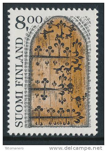 FINLAND/Finnland 1983 Definitive Arsenal Door 8.00 HSpQ** - Unused Stamps