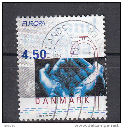 Denemarken 2001 Mi Nr 1277 Water En Handen Europa - Gebruikt