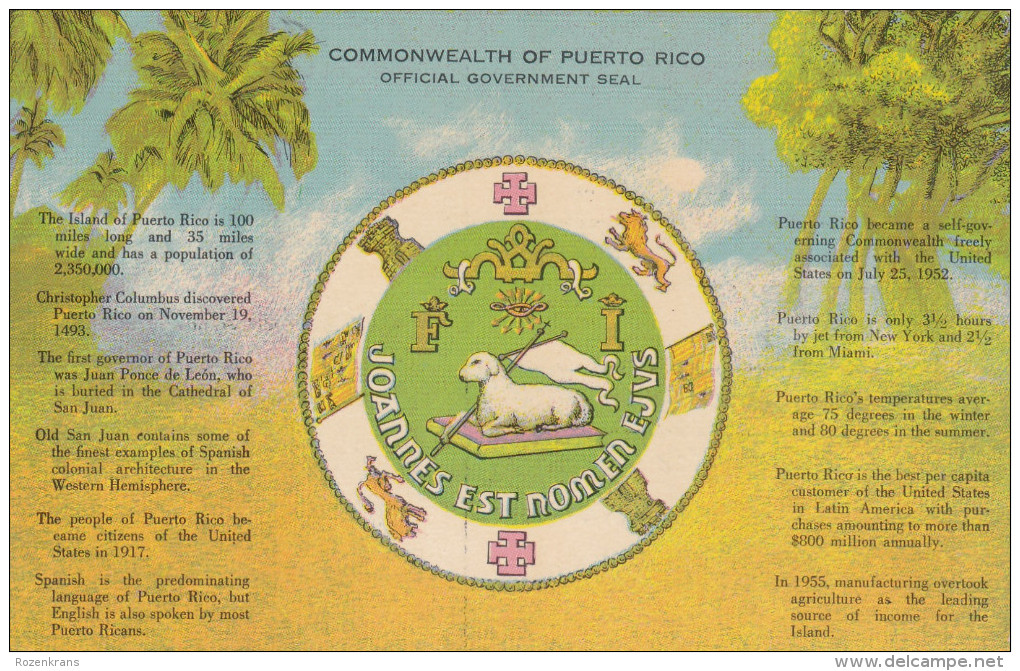 QSL Card Amateur Radio CB Puerto Rico USA SAN JUAN - Amateurfunk