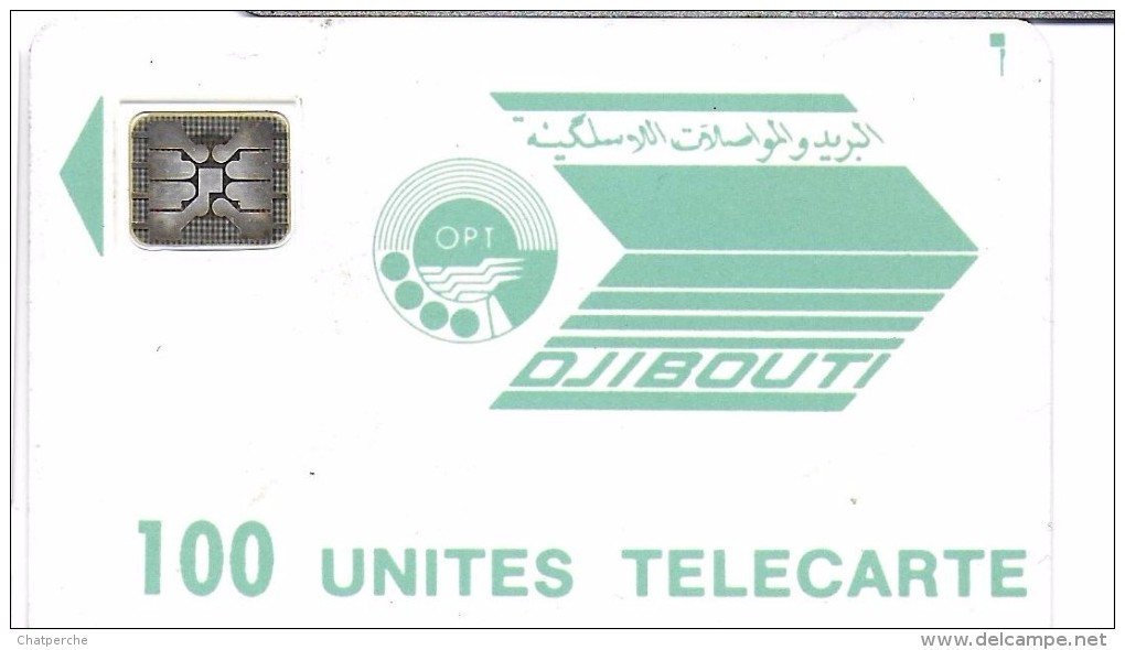 TELECARTE PHONECARD DJIBOUTI  100 UNITES - Djibouti