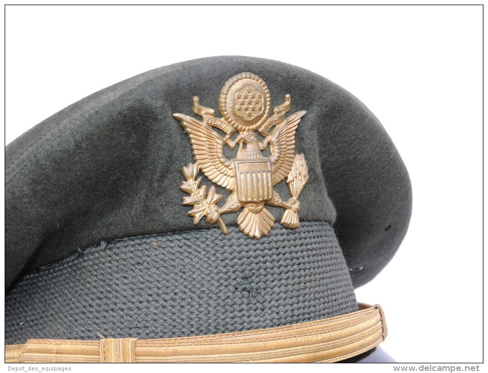 U.S.A. : BELLE ANCIENNE CASQUETTE OFFICIER  par MORRY & LUXENBERG