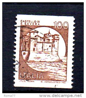 Z735B - REPUBBLICA 1980 , Bobina Usata Del 100 Lire Con Numero Al Verso - 1971-80: Usati