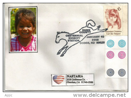 USA. National Association Of Retarded Children, Belle Lettre De Dodge (Dakota Du Nord) - Handicaps