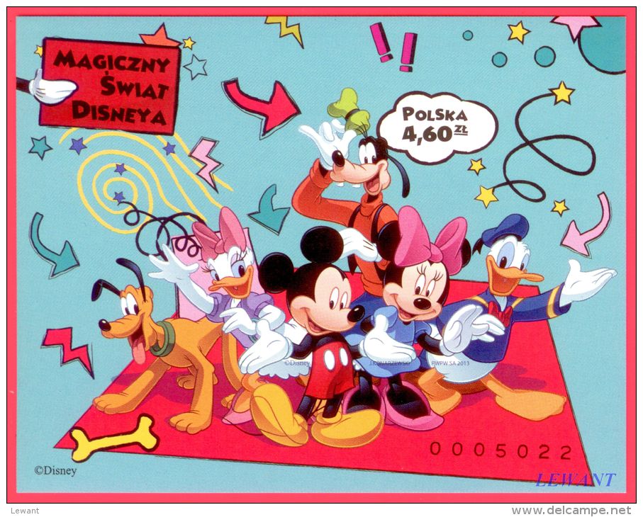 2013.06.01 The Magical World Of Disney - MNH - Imperforated  Block - Ongebruikt