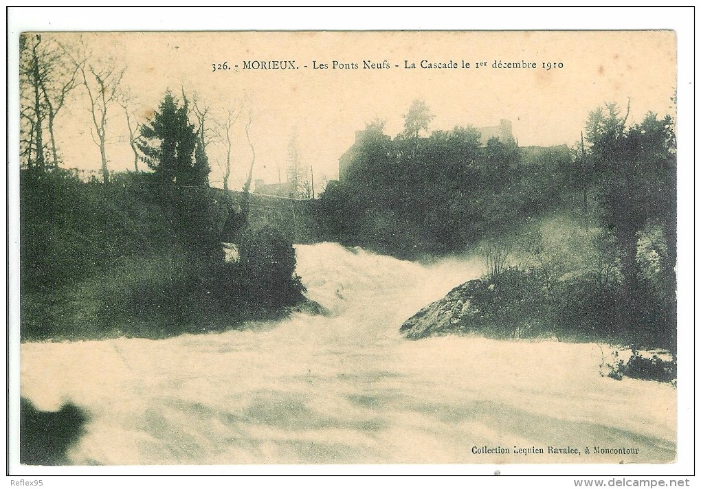 MORIEUX - Les Ponts Neufs - La Cascade Le 1er Décembre 1910 - Morieux