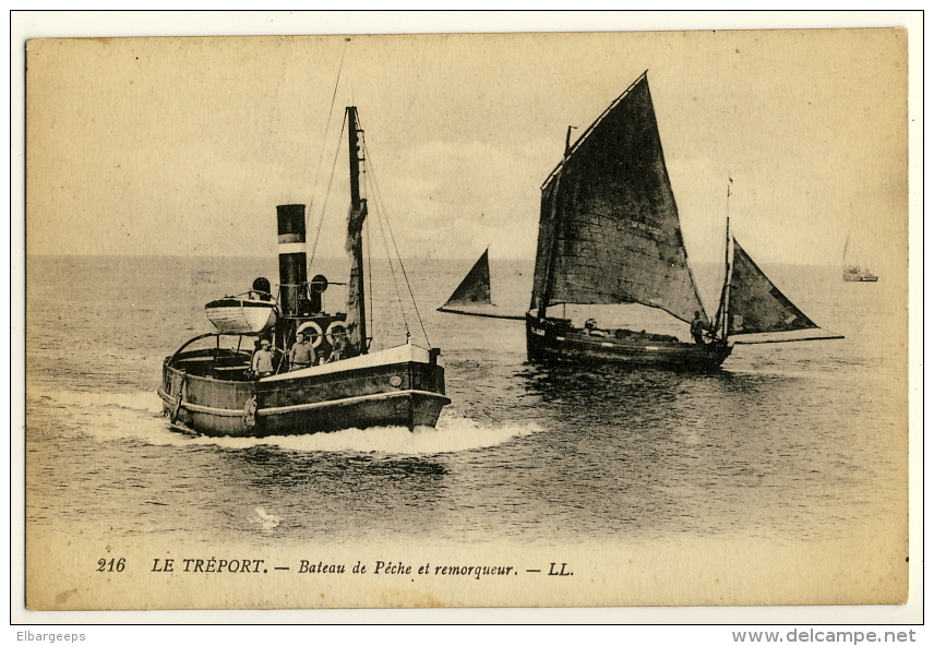 76 - Le Tréport - Bateau De Pêche Et Remorqueur - Remorqueurs