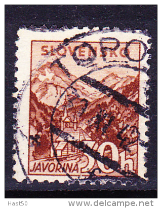 Slowakei Slovakia Slovaquie - Landschaften/Landscapes/paysages (Mi.Nr. 75 X) 1940 - Gest. Used Obl. - Gebraucht