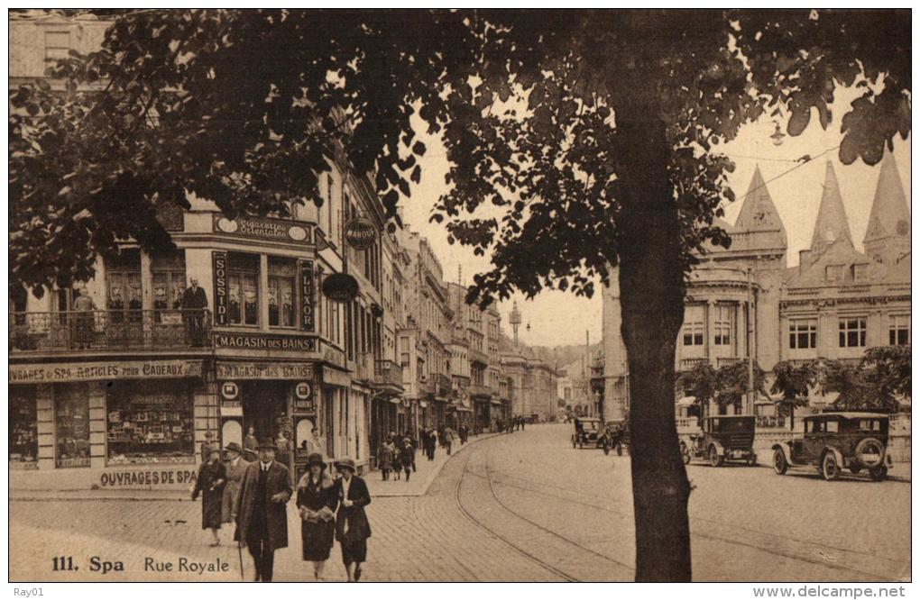 BELGIQUE - LIEGE - SPA - Rue Royale. (n°111). (Magasin Des Bains). - Spa