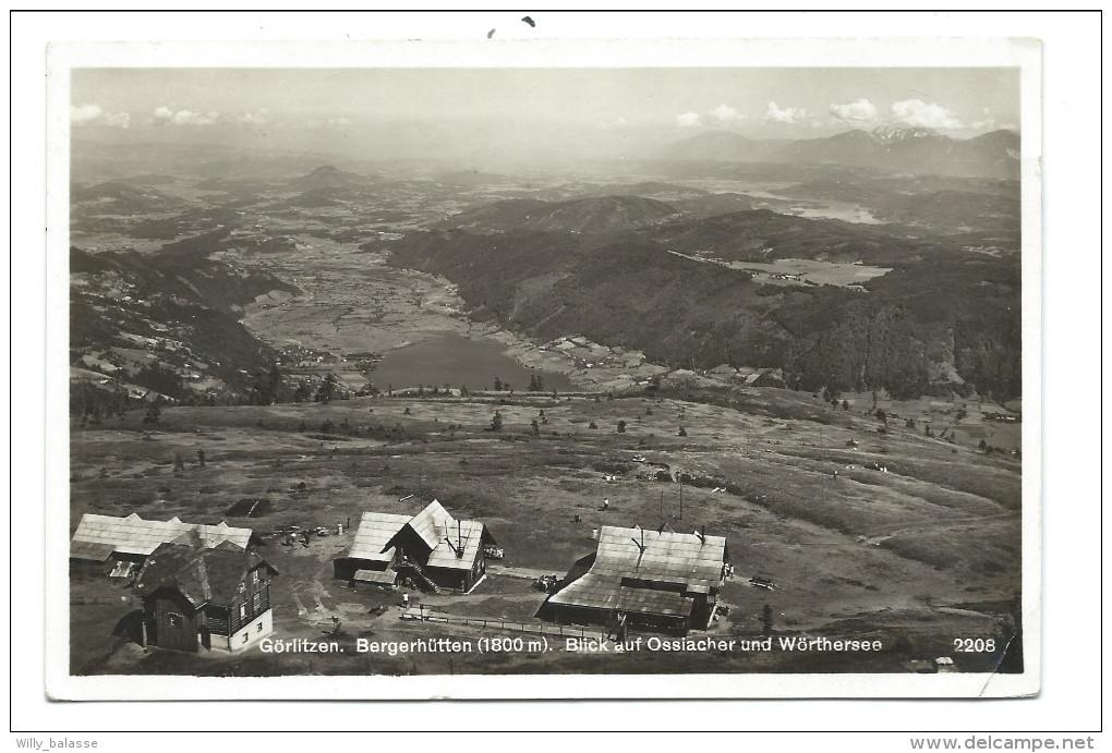 CPA Autriche - Photo Carte - Foto Kaart - GORLITZEN - GERLITZEN - Bergerhutten - Blick Auf Ossiacher Und Worthersee  // - Ossiachersee-Orte