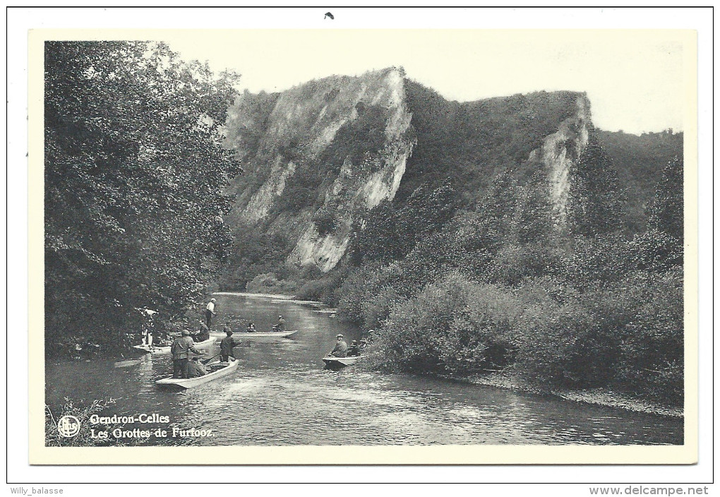 CPA - GENDRON CELLES - Le Sgrottes De Furfooz - Barques - Descente De La Lesse Houyet Dinant - Nels  // - Celles