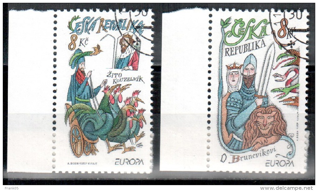 Tschechische Republik / Czech Republic / République Tchèque 1997 Satz/set EUROPA Gestempelt/used - 1997