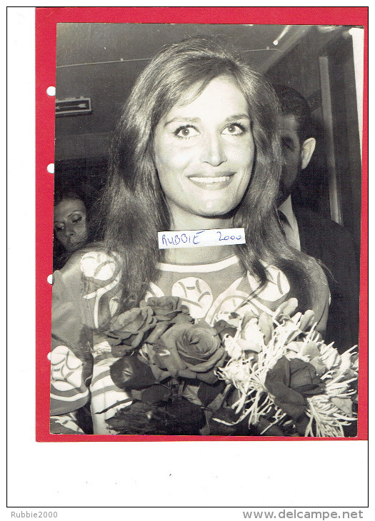 DALIDA 16 FEVRIER 1967 PALMARES DES CHANSONS PHOTOGRAPHIE DE LA CHANTEUSE - Photographs