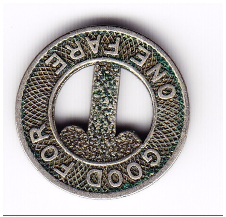 Detroit & Canada Tunnel Co. Transit Token - Monétaires/De Nécessité