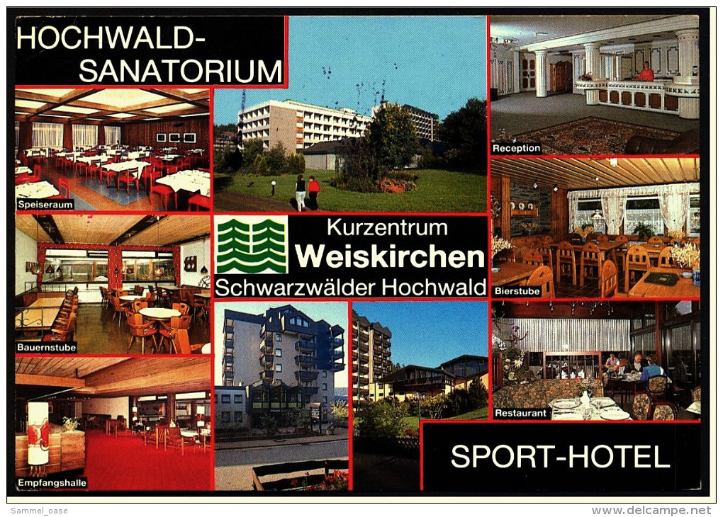 Kurzentrum Weiskirchen  -  Hochwald-Sanatorium  -  Sport-Hotel - Mehrbild-Ansichtskarte Ca. 1986    (5461) - Kreis Merzig-Wadern