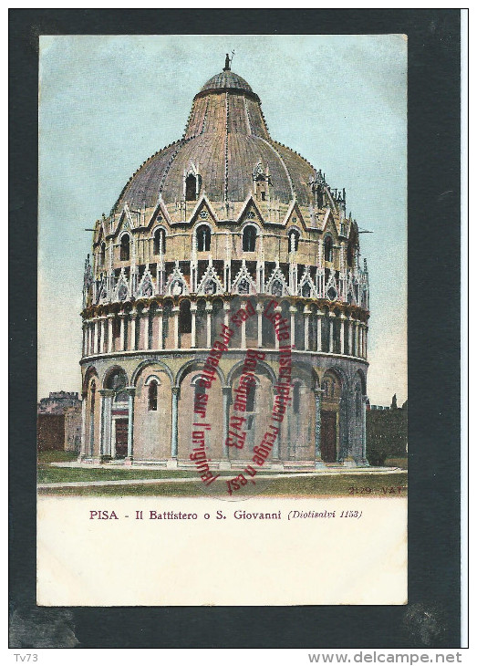 L2174 - PISE - PISA Il Battislero O S. Giovanni - Italie - Pisa