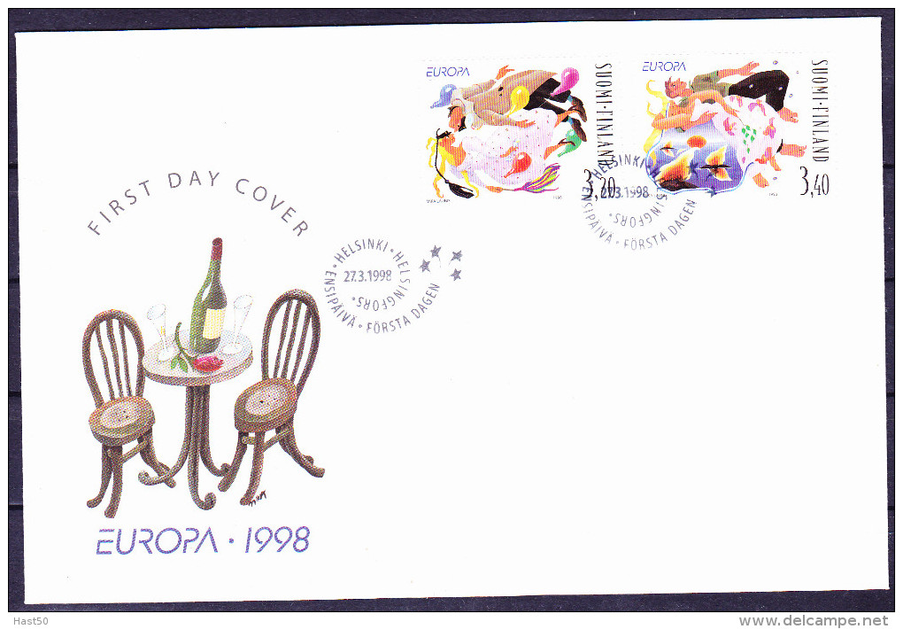 Finnland Finland Finlande - Europa (MiNr: 1432/3) 1998 - FDC - 1998