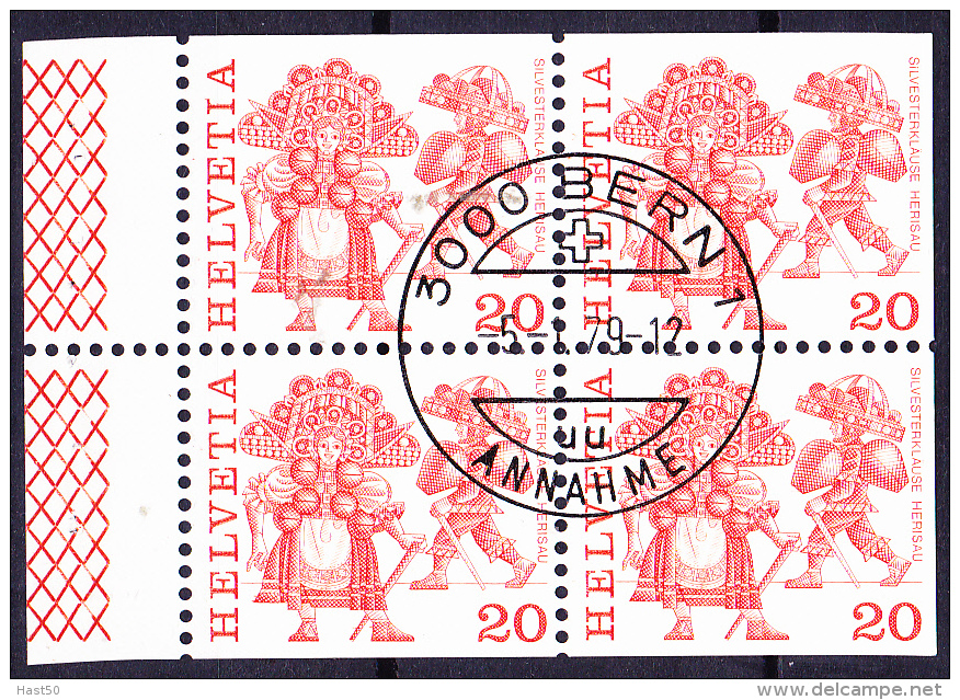 Schweiz Switzerland Suisse - Volksbräuche (Mi.Nr. MHB 133) 1979 - Gest. Used Obl. - Booklets