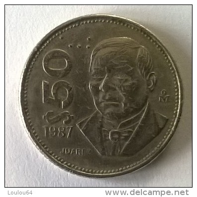 Monnaie - Mexique - 50 Pesos 1987 - - Mexique