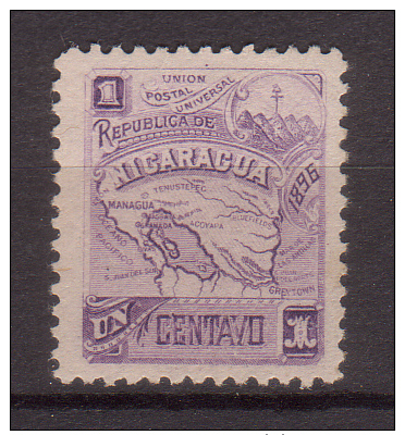 Nicaragua , 1896 , Mi.Nr. 80 X * Gefalzt - Nicaragua