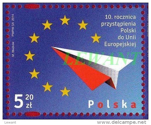 2014.05.01. 10th Anniversary Of Polish Accession To The European Union - MNH - Nuevos