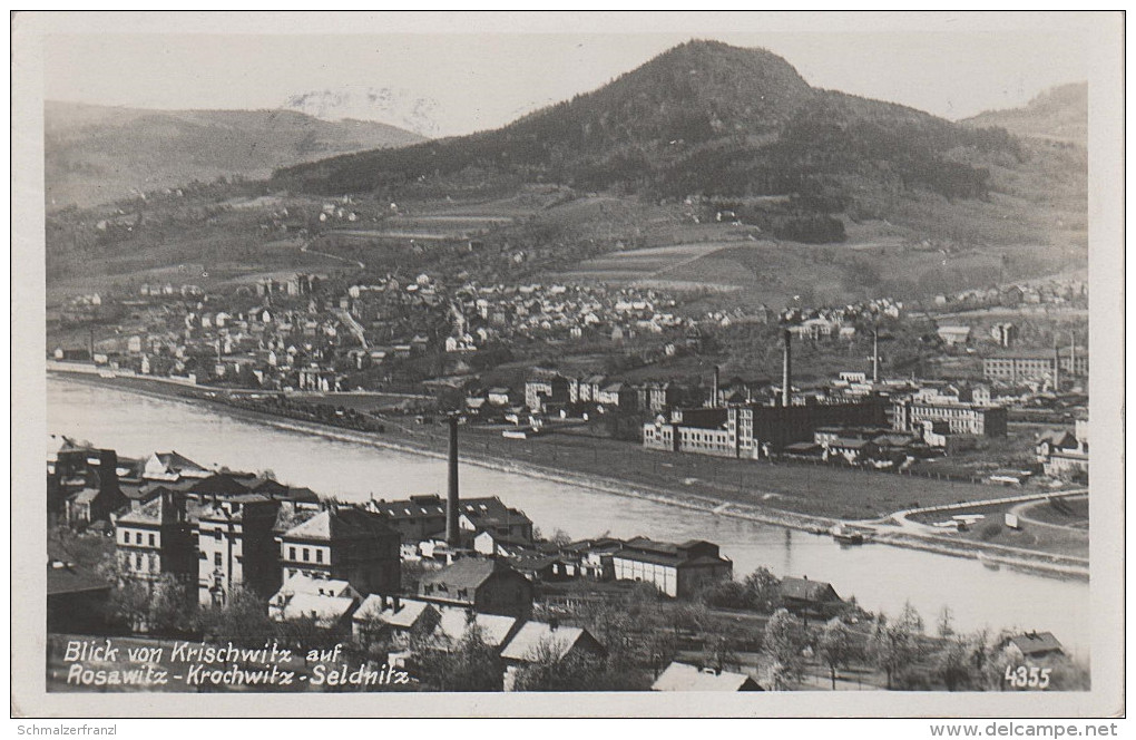 AK Krischwitz Kresice Rosawitz Rozbelesy Zelenice Krochwitz Chrochvice Hopfenberg ? Bei Tetschen Bodenbach Decin Politz - Sudeten