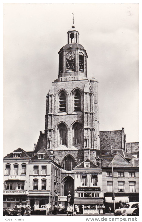 Bergen Op Zoom Markt Met Sint Gertrudiskerk 9 X 14 Cm - Bergen Op Zoom