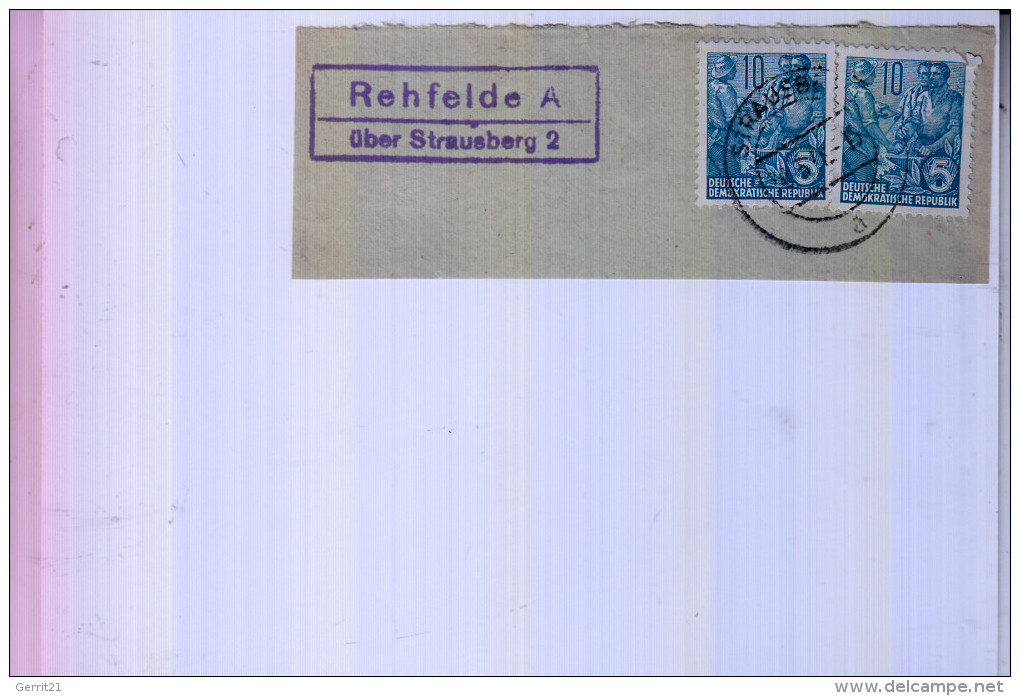 0-1276 BUCKOW - REHFELDE, Landpoststempel Ausschnitt - Buckow