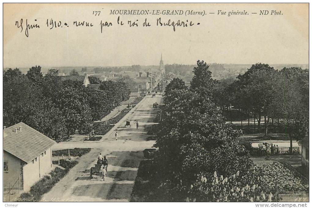 MOURMELON LE GRAND LE 27 JUIN 1910 REVUE PAR LE ROI DE BULGARIE - Mourmelon Le Grand