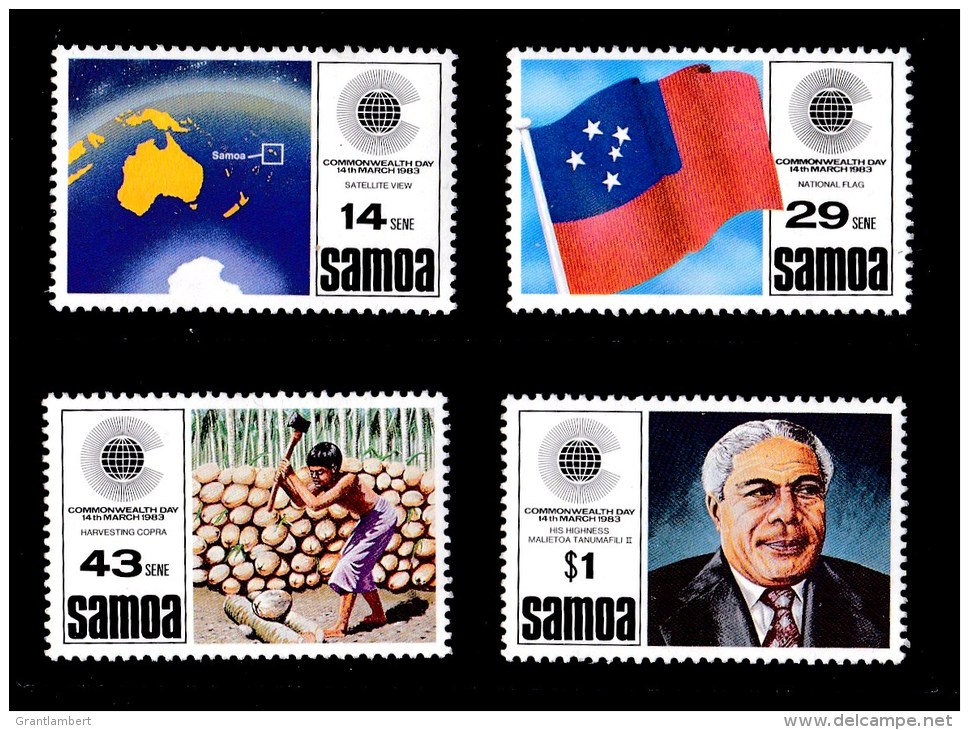 Samoa 1983 Commonwealth Day Set Of 4 MNH - Samoa