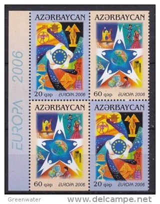 Europa Cept 2006 Azerbaijan 2x2v From Booklet  ** Mnh (26726) - 2006