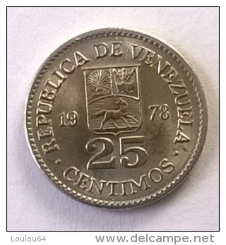Monnaie - Venezuela - 25 Centimos 1978 - Superbe - - Venezuela