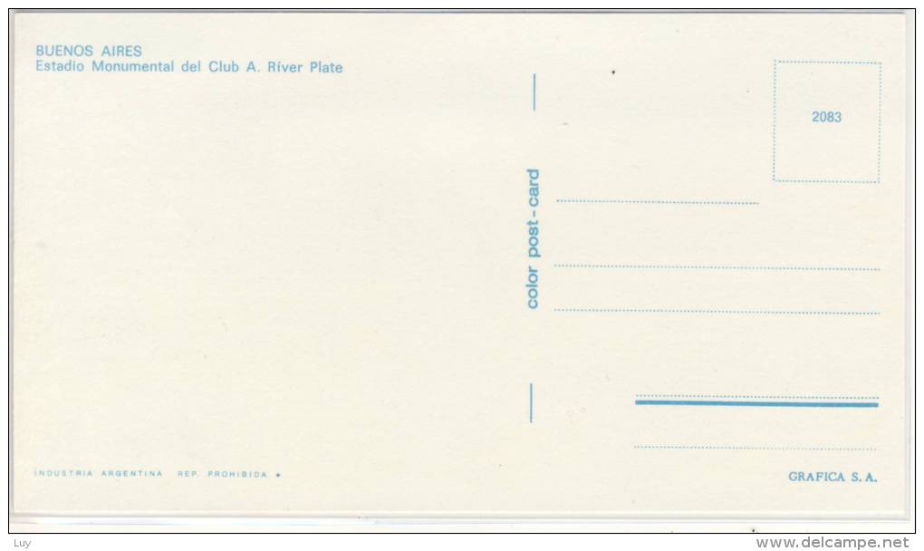 ARGENTINA - BUENOS AIRES - Estadio Monumental Del Club A. River Plate - Stadion - Soccer