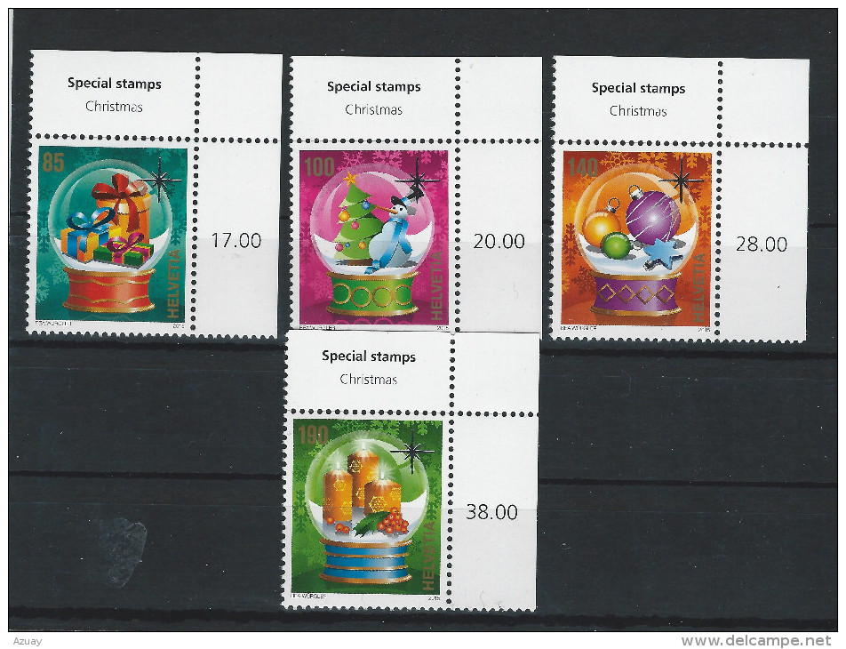 CH - 2015 - WEIHNACHTEN -NAVIDAD - CHRISTMAS - SET BOGENECKE - ** - MNH - POSTFRISCH - Nuevos