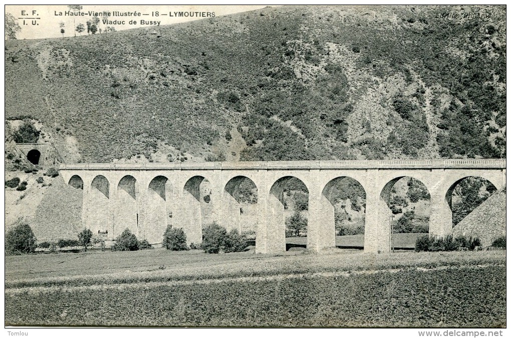 LIMOUTIERS  Viaduc De Bussy 1910 - Eymoutiers