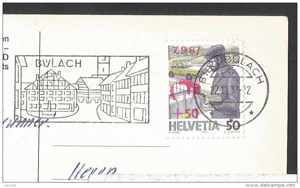 JUNKERS F-13 Der AD ASTRA 1922 Genf - Zürich - Nürnberg Briefmarke Zuschlag Unwetter 1987 - 1946-....: Modern Tijdperk