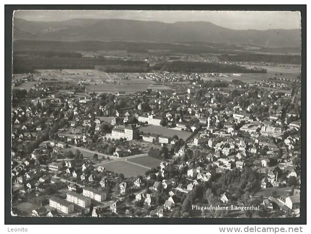 LANGENTHAL BE Flugaufnahme 1968 - Langenthal