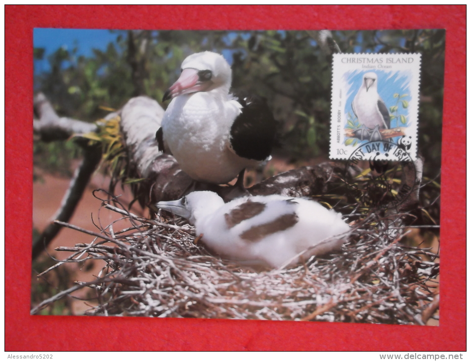 Christmas Island Serie World Animals Widelife Fund 1990 Nice Stamp - Christmas Island