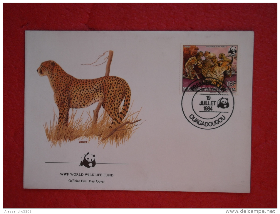 Burkina Faso Haute Volta FDC Serie World Animals Widelife Fund 1984 Nice Stamp - Burkina Faso