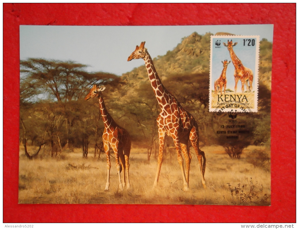 Kenya Serie World Animals Widelife Fund 1989 Nice Stamp - Kenia
