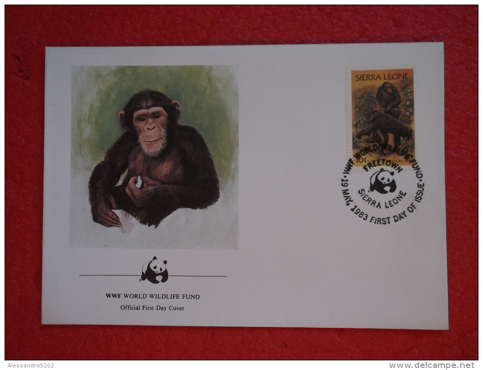 Sierra Leone FDC Serie World Animals Widelife Fund 1983 Nice Stamp - Sierra Leona
