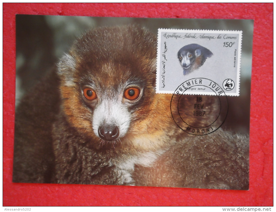 Comore Comores Moroni Serie World Animals Widelife Fund 1987 Nice Stamp - Comoros