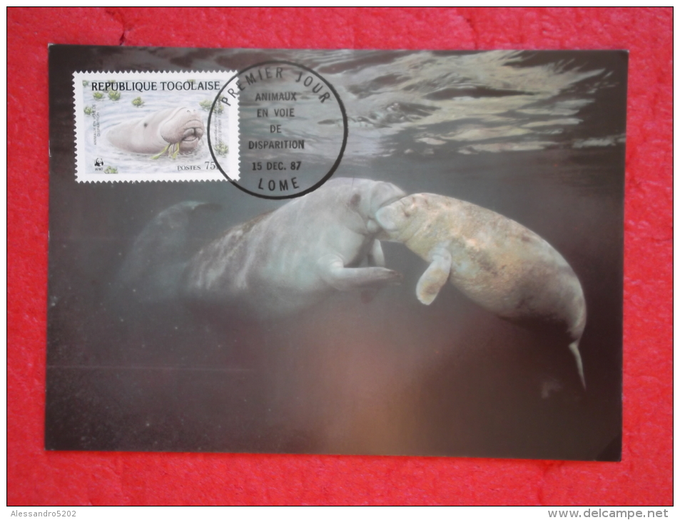 Togo Republique Togolaise Lome Serie World Animals Widelife Fund 1987 Nice Stamp - Togo