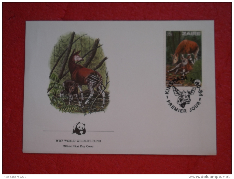 Congo Zaire Kinshasa FDC Serie World Animals Widelife Fund 1984 Nice Stamp - Kinshasa - Leopoldville